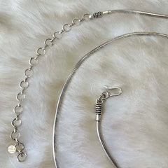 Sterling Silver Snake Chain Kamarbandh (made to order)