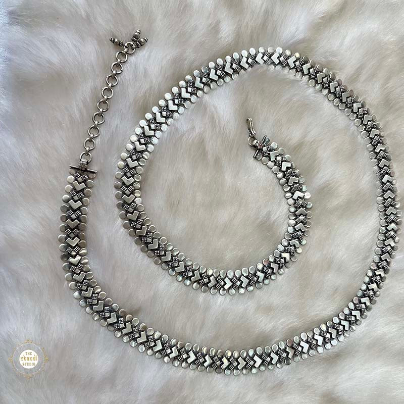 Sterling Silver Royale Kamarbandh (made to order)