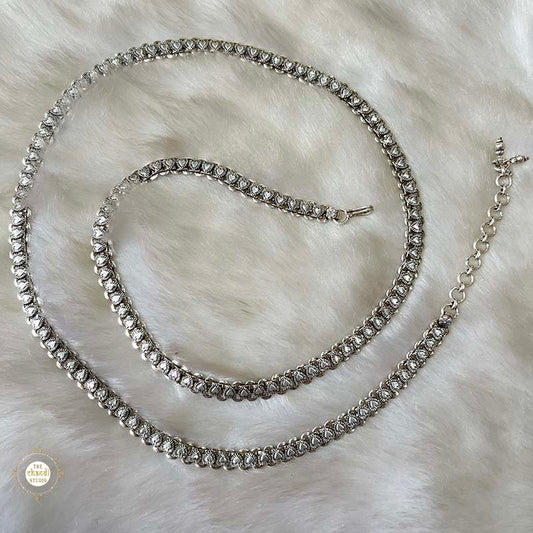 Sterling Silver Royale Kamarbandh (made to order)