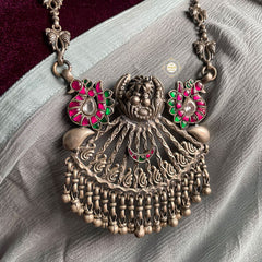 Muhurat Kundan Delight Parrot Paradise Necklace