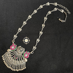 Muhurat Kundan Delight Parrot Paradise Necklace