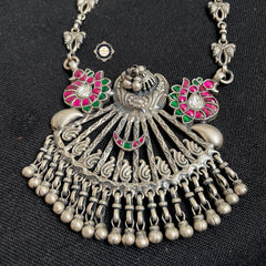 Muhurat Kundan Delight Parrot Paradise Necklace