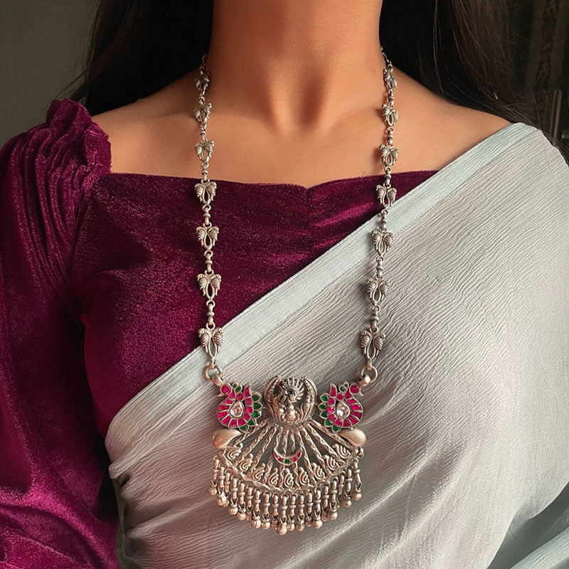 Muhurat Kundan Delight Parrot Paradise Necklace