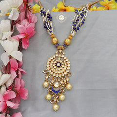 Muhurat Gold Polish Dual Layered Chaand Necklace