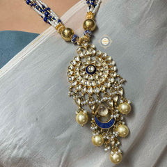 Muhurat Gold Polish Dual Layered Chaand Necklace