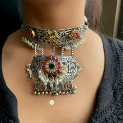 Muhurat Chitai Kundan Necklace