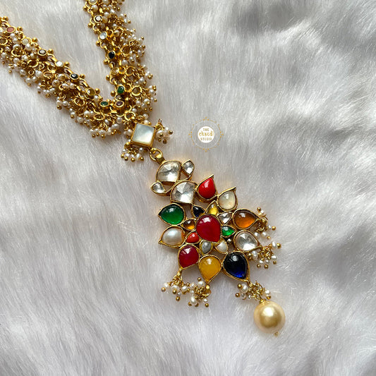 Navratna Kundan Necklace