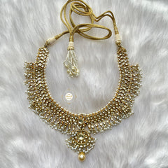 Full Gold Chaand Sitara Necklace