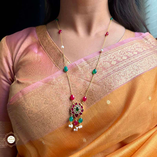Kundan Kamal Necklace
