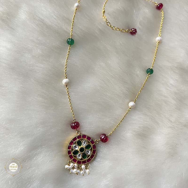 Kundan Chakra Necklace