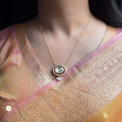 Kundan polki Necklace with Earring