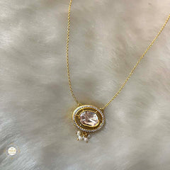 Kundan Maharani Glow Necklace with Earring