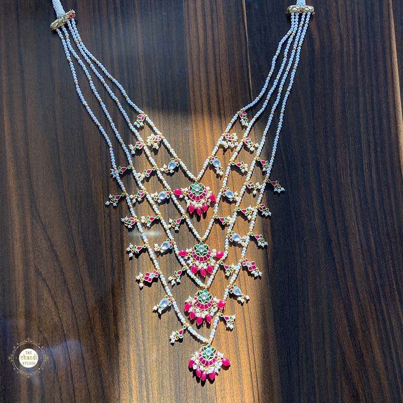 Shop Sterling Kundan Rajwada Rani Haar Neckalce For Women