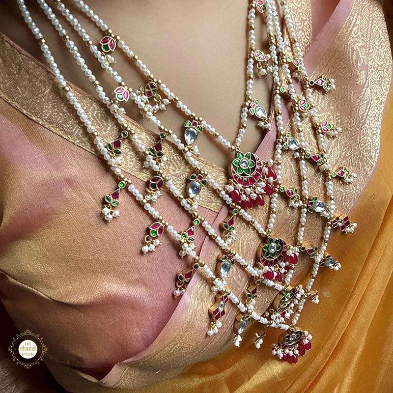 Kundan Rajwada Rani Haar Neckalce