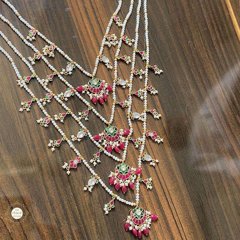 Shop Kundan Rajwada Rani Haar Neckalce Online