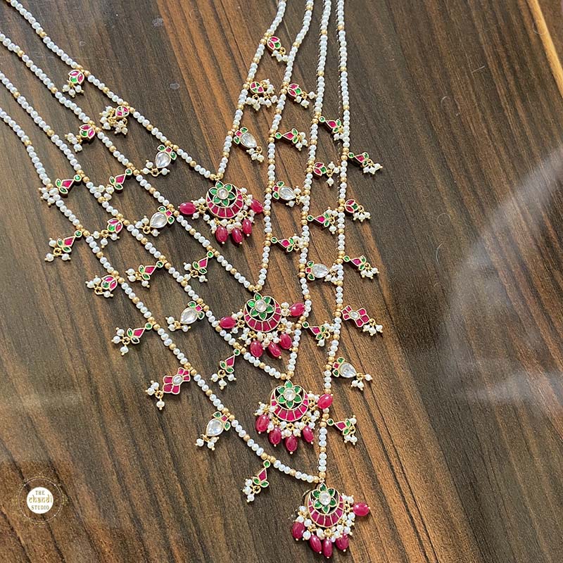 Kundan Rajwada Rani Haar Neckalce