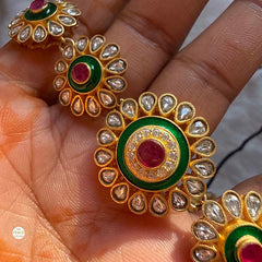 Sterling Silver Muhurat Rajwada Head Band (Mathapatti)