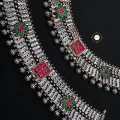 Jashn Kundan Rangoli Anklet