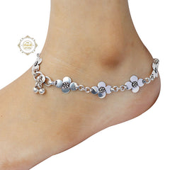 Noor Concentric Circle Timeless Anklet