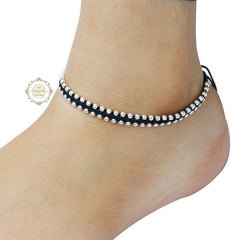 Noor Pure Silver 925 Ankle Bracelet/Payal