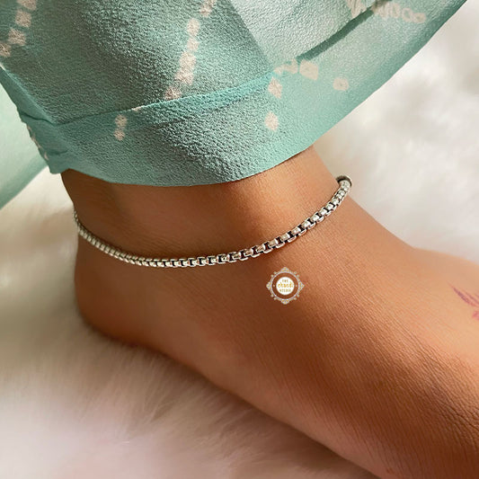 Utsav Interlocking Anklet