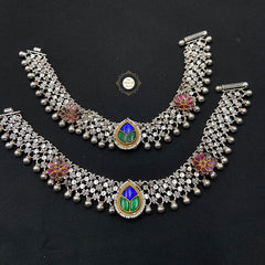 Jashn Kundan Jali Anklet