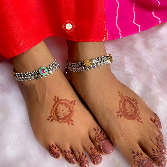 Utsav Paisley Anklet