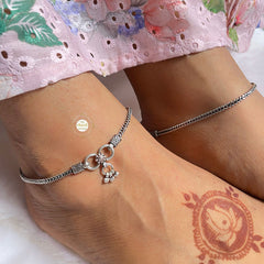 Utsav Pure Silver 925 Ankle Bracelet/Payal