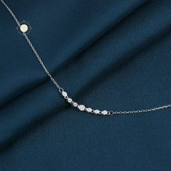 Sparkling Silver Classic Everyday Anklet