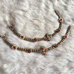 Sterling Silver Jashn Fusion Gulbahar Anklet