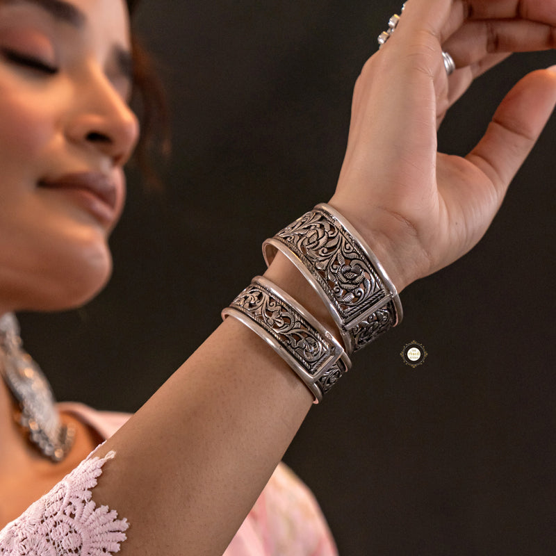 Floral Chitai Hand Cuff