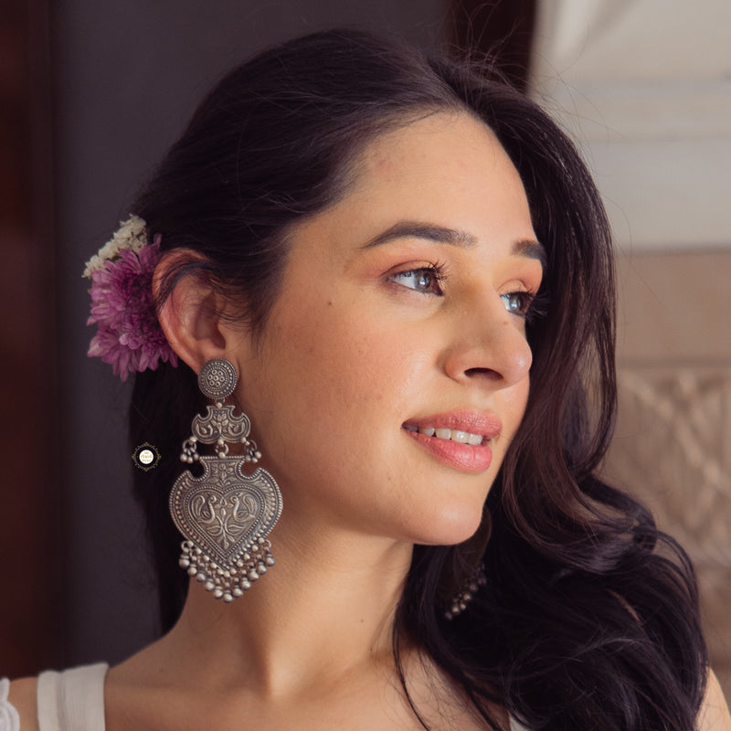 Sterling Silver Bold Layered Earring