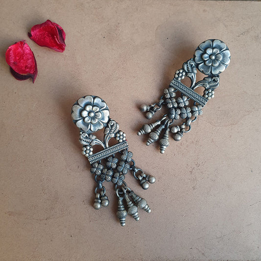 Timeless Parrot Jaal Earring