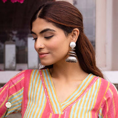Jashn Hammered Jhumka