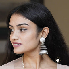 Jashn Hammered Jhumka