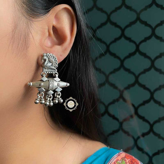 Peacock Taweez Earring