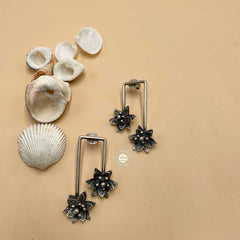 Dilkash Twin Flower Earring