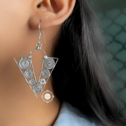 Concentric Filigree Paradise Earring