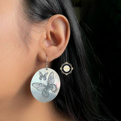 The Mighty Owl Engraved Earring