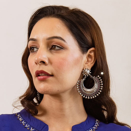 Utsav Chaand Sitara Ruby Chaandbali