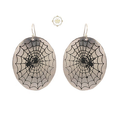 Sterling Silver Spider Earring