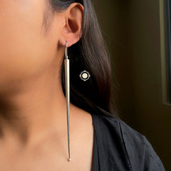 Long Stick Hoop Earring