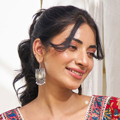 Lotus Hoop Earring