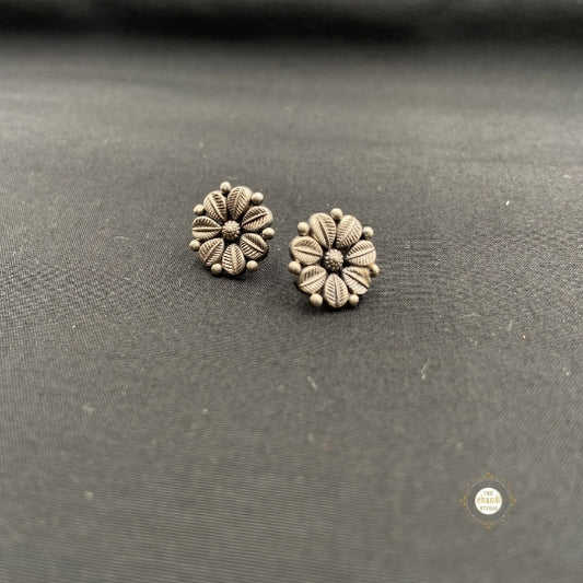 Silver Bloom Studs