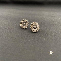 Silver Bloom Studs