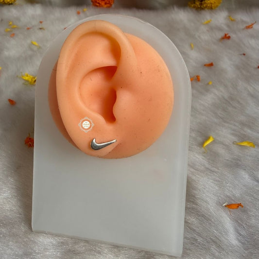 Sterling Silver Unisex Stud