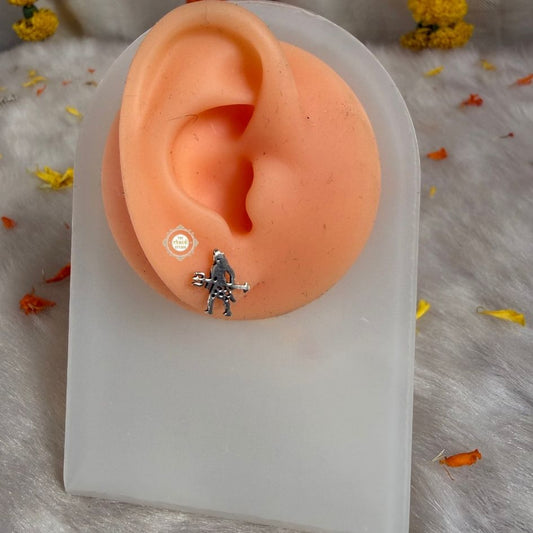 Sterling Silver Mahadev Stud