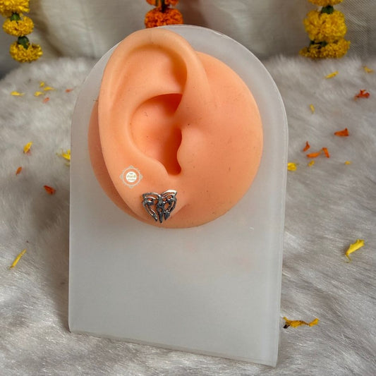 Sterling Silver Unisex Stud