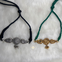 Chakra Embossed Thread Choker