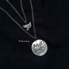 Just Breathe & Have Faith Necklace